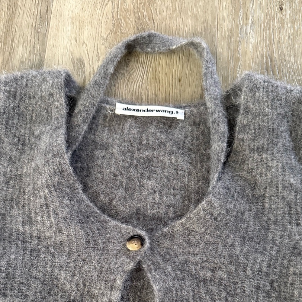 Alexander Wang SS22 Solid Ribbed Layered Short Fi… - image 2